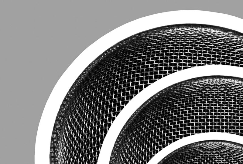 sieve, mesh strainers, kitchenware, tea strainer, monochrome, close up, black and white, sieve, sieve, strainer, strainer, strainer, strainer, strainer, kitchenware