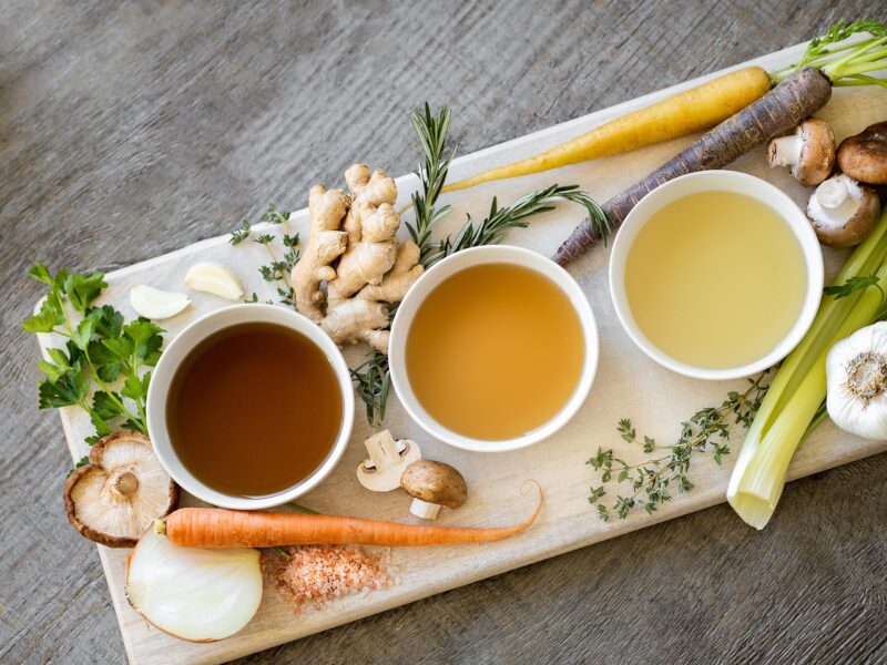 broth, soups, vegetables, ingredients, bone broth, bouillon, consomme, protein, stock, bowls, tasty, chopping board, wooden board, flat lay, broth, broth, broth, bone broth, bone broth, bone broth, bone broth, bone broth